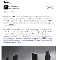 Ura, Prez-Llorca y A&O Shearman resisten el envite de Trump